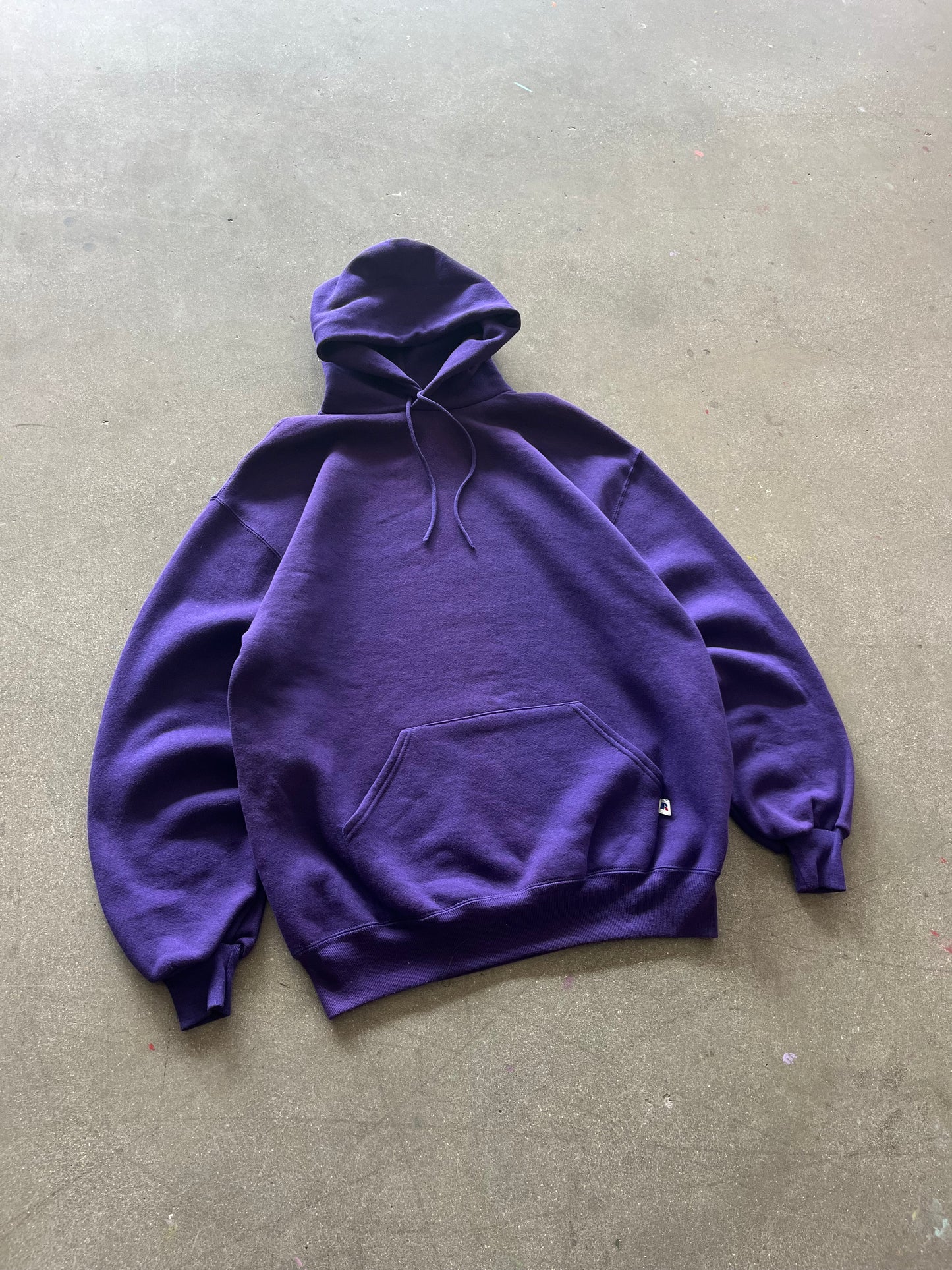 90’S GRAPE PURPLE RUSSELL HOODIE - L/XL