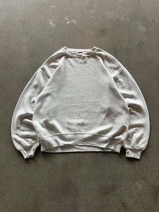 90’S HEATHER GRAY RUSSELL CREWNECK - BOXY M/L