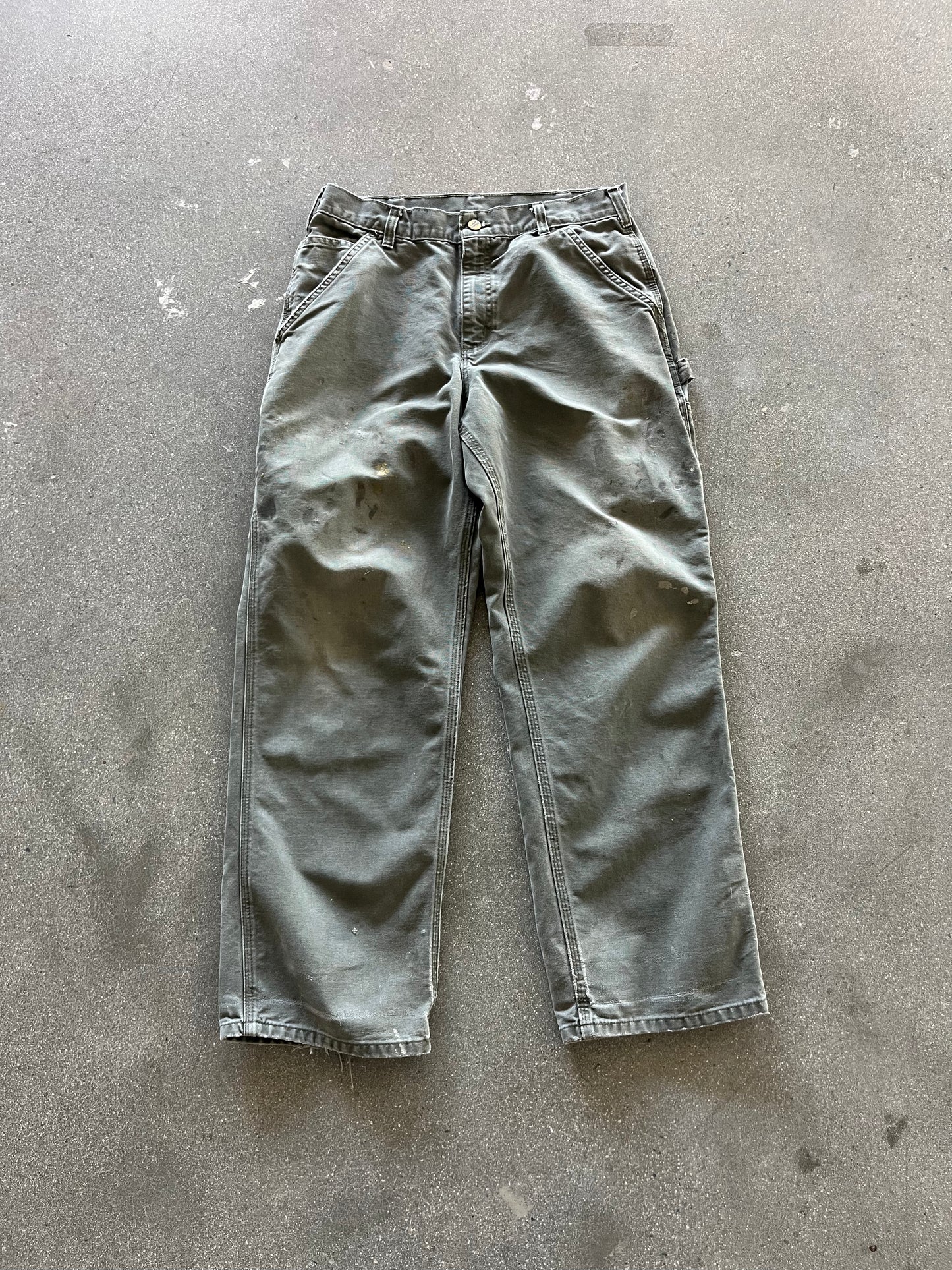 90’S GREEN CARHARTT CARPENTERS - 32