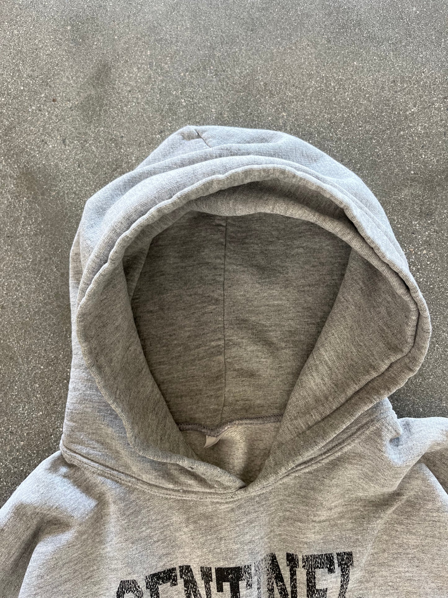 2000’S FADED “SENTINEL BASKETBALL” HOODIE - BOXY L/XL