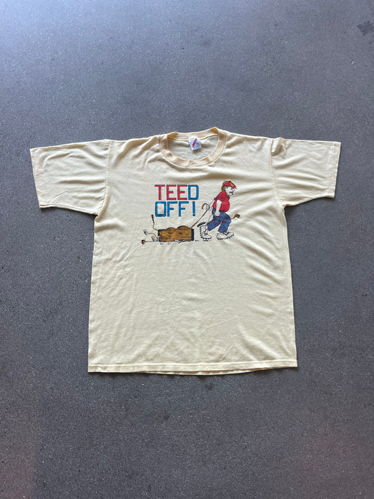 90’S “TEED OFF!” TEE - BOXY XL