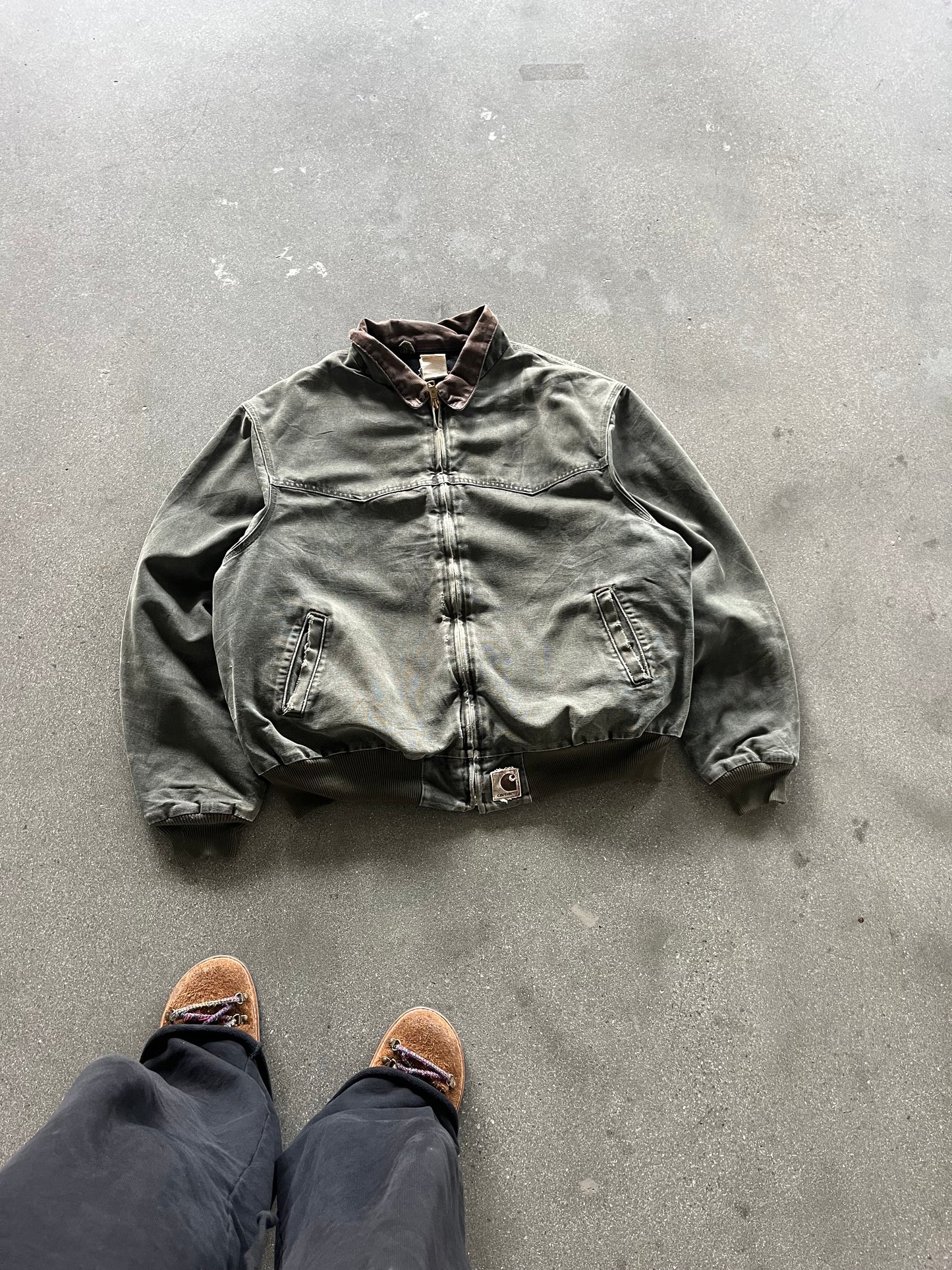 90’S FOREST GREEN CARHARTT SANTA FE JACKET - BOXY XL