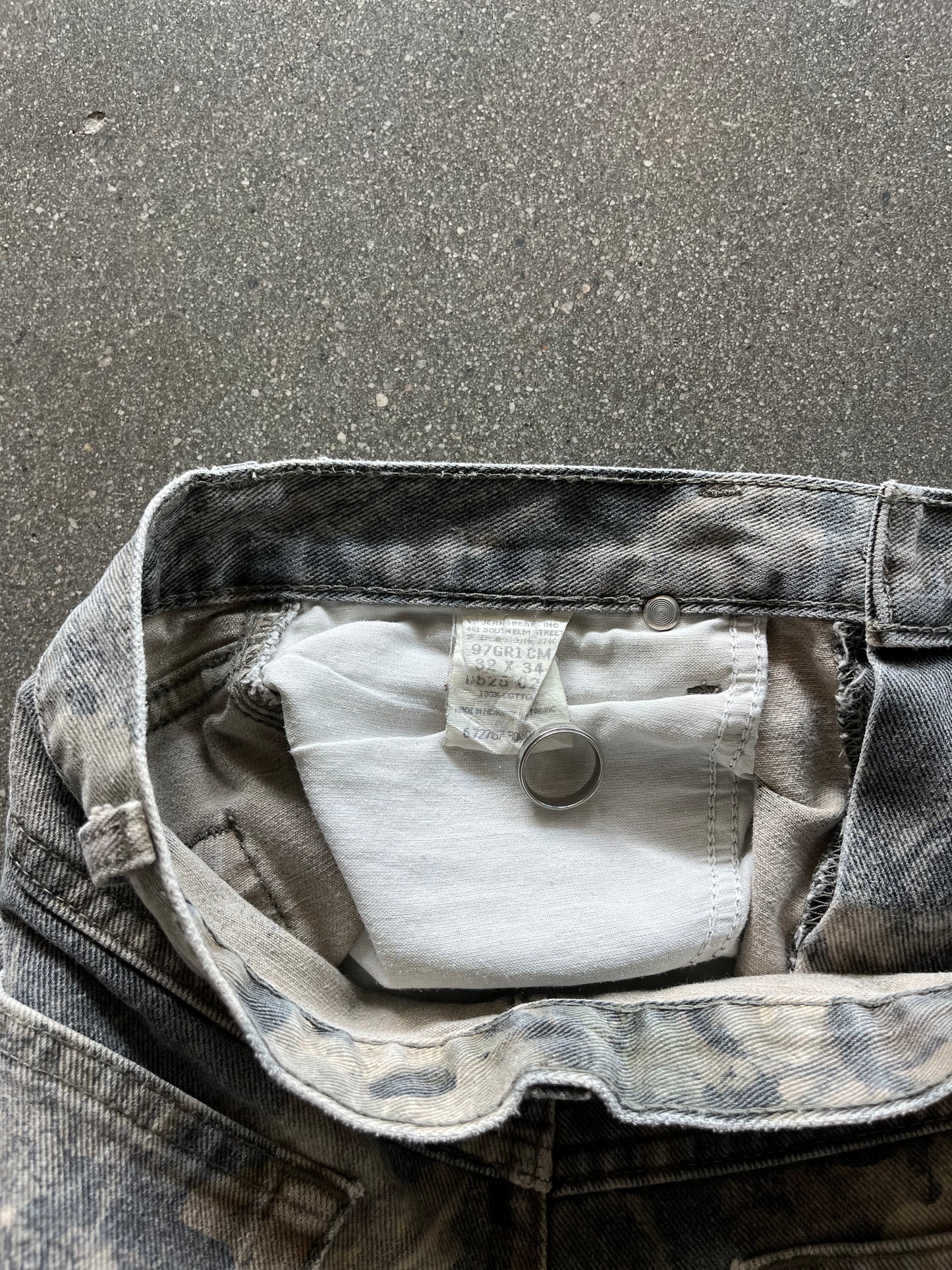 90’S REALTREE CAMO DOUBLE KNEE WRANGLERS - 32
