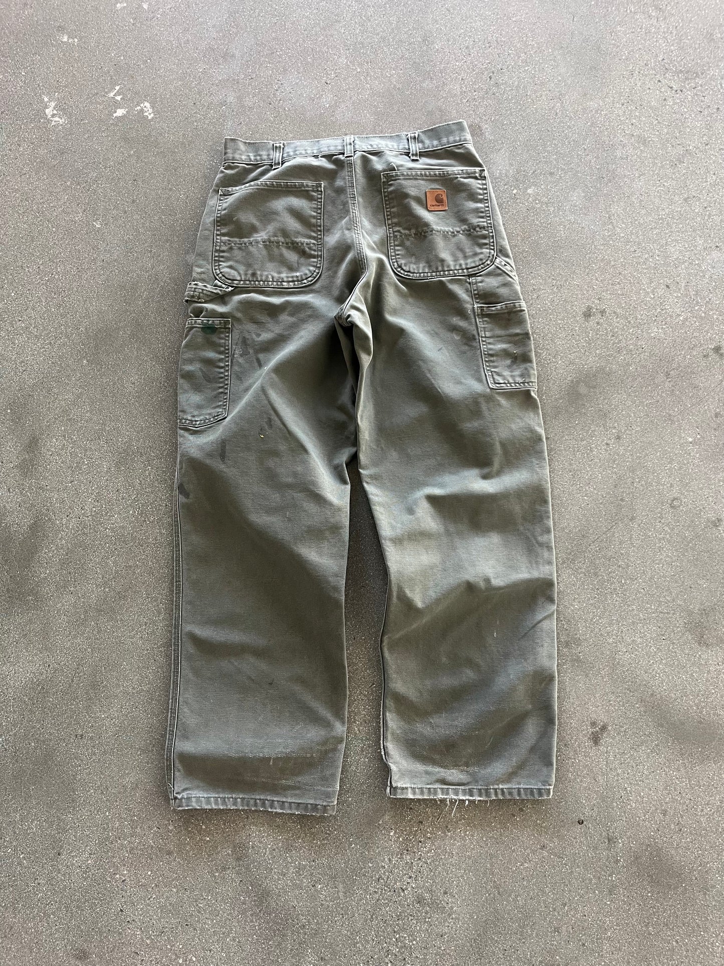 90’S GREEN CARHARTT CARPENTERS - 32