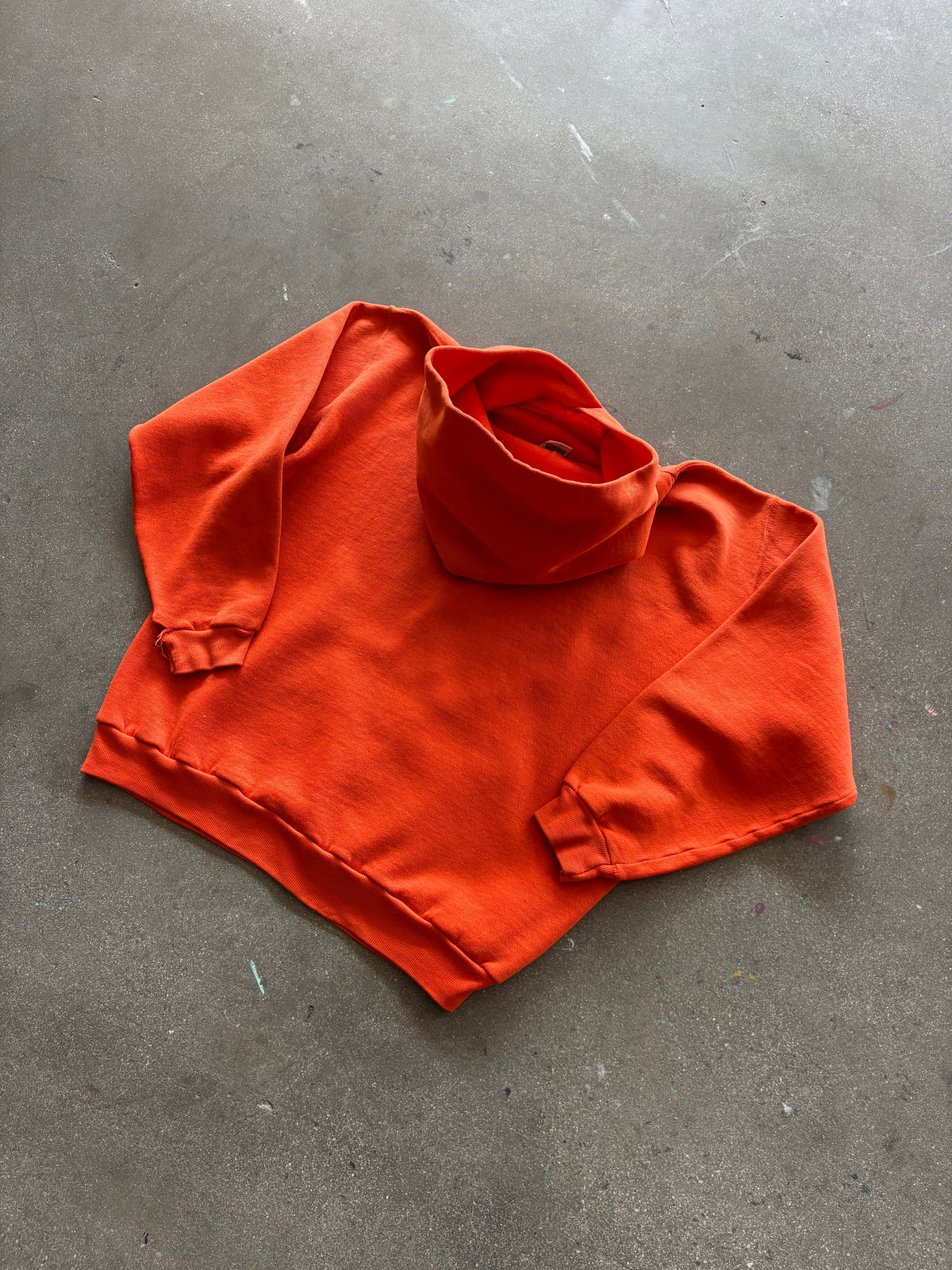 80’S ORANGE “TERROR TRACK” RUSSELL HOODIE - M/L