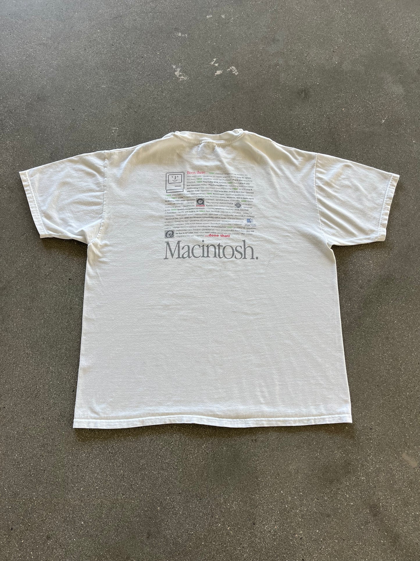 2000’S APPLE MACINTOSH “BEEN THERE… DONE THAT!” TEE - BOXY L/XL
