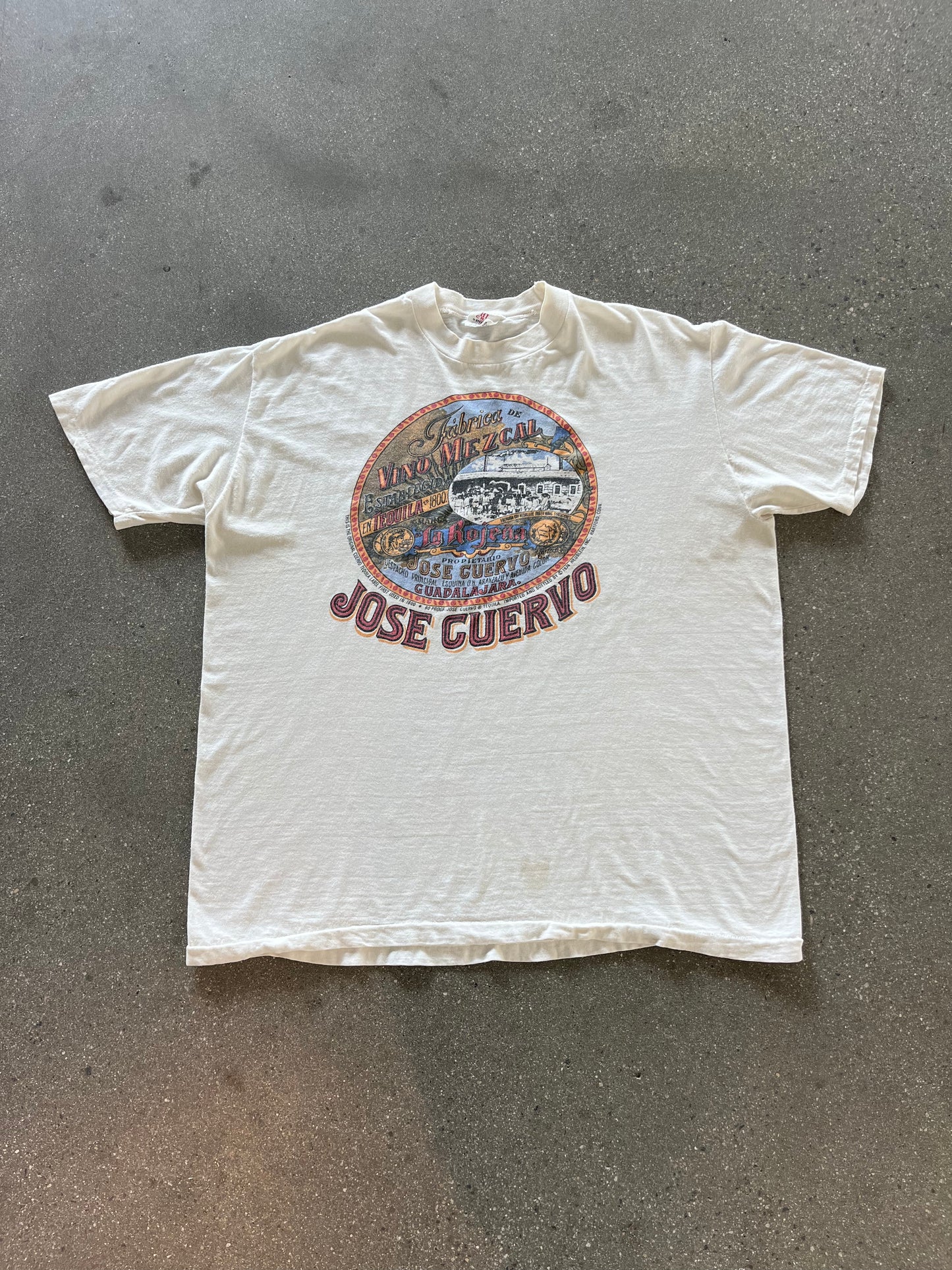90’S JOSE CUERVO TEQUILA TEE - BOXY L