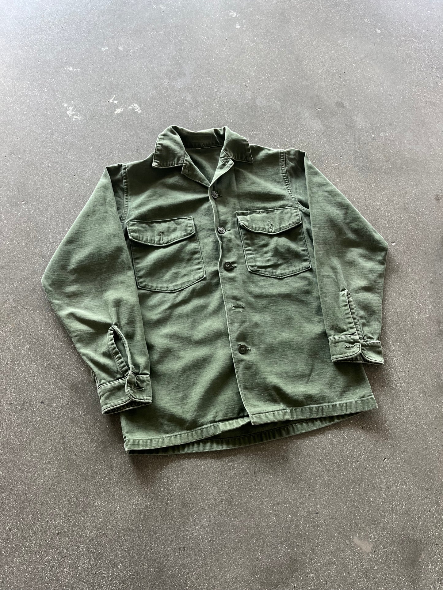 70’S MILITARY TWILL CHORE JACKET - S/M