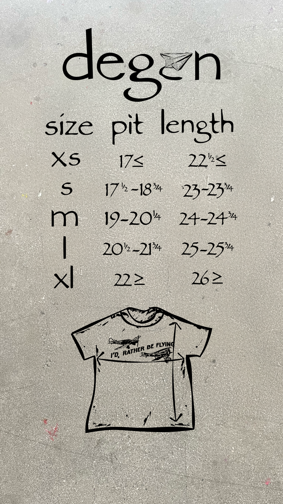 "I'D RATHER BE FLYING" TEE