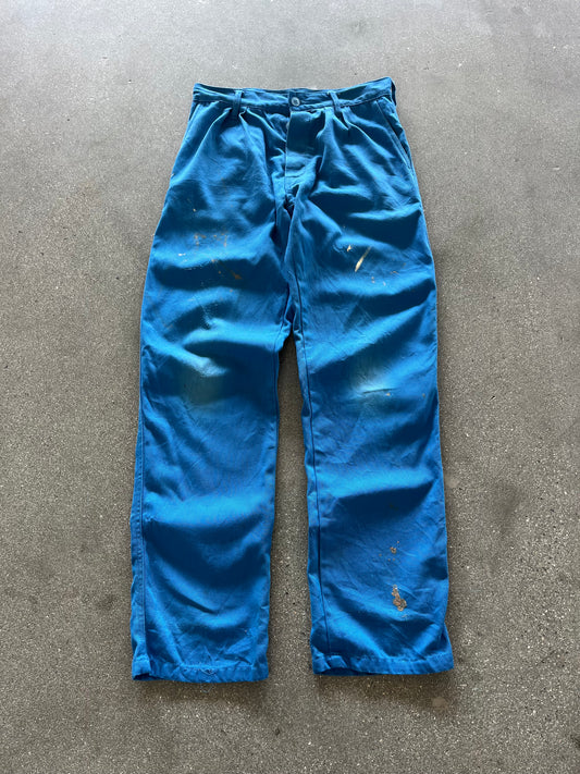 70’S THRASHED FRENCH MILITARY PANTS - 31