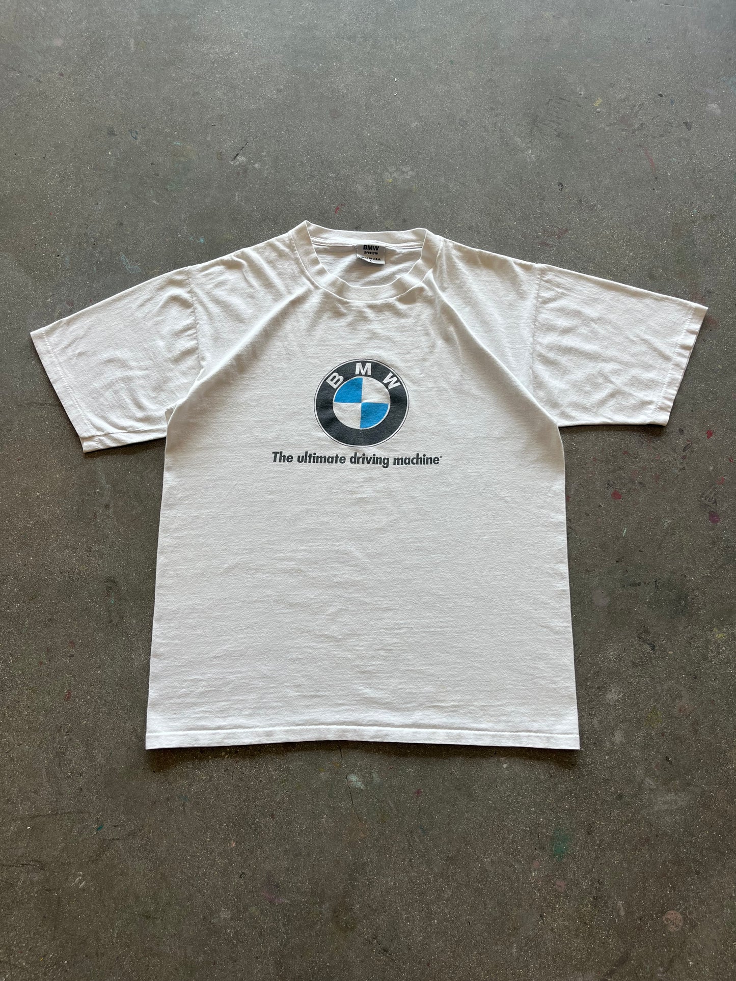 90’S BMW “THE ULTIMATE DRIVING MACHINE” TEE - L