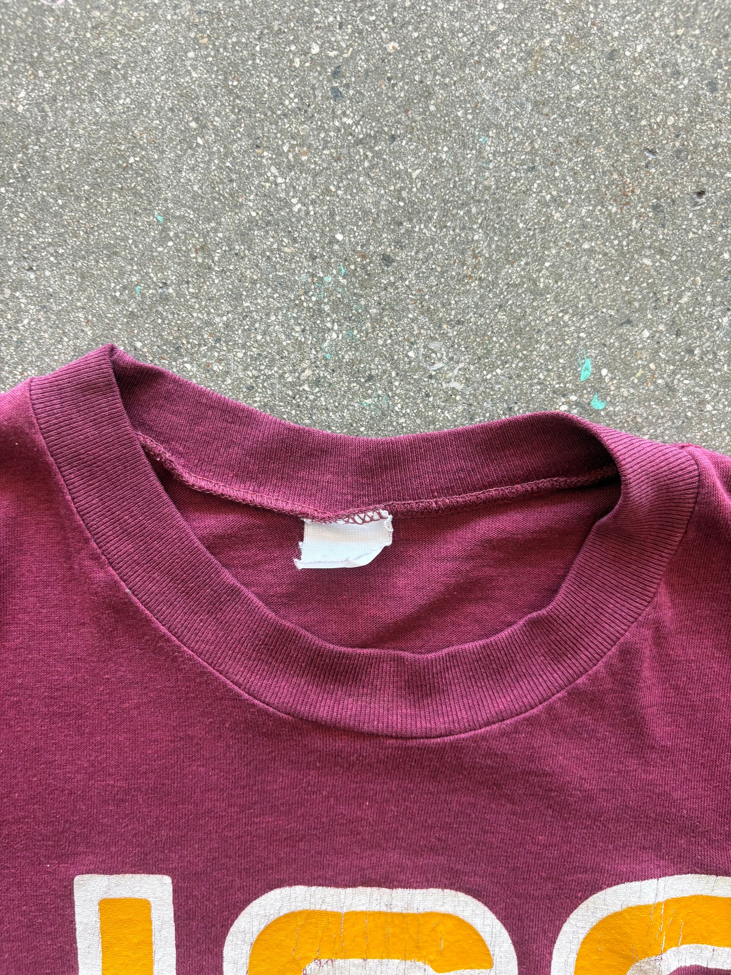 80’S USC TROJAN 50/50 TEE - M