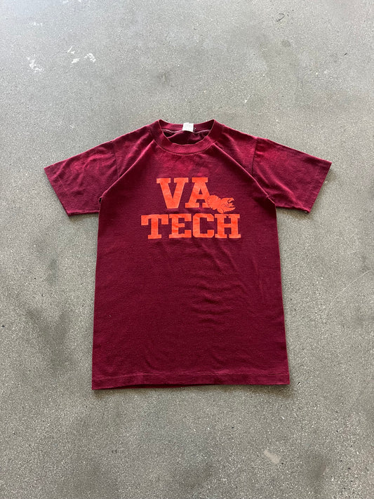 70’S SUNFADED “VA TECH” TEE - S/M