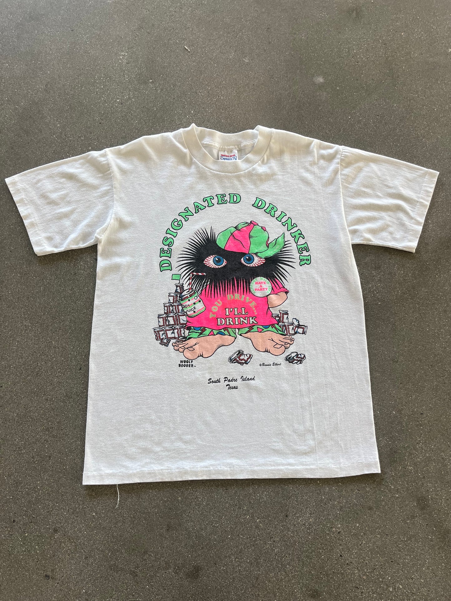 90’S “DESIGNATED DRINKER” TEE - L