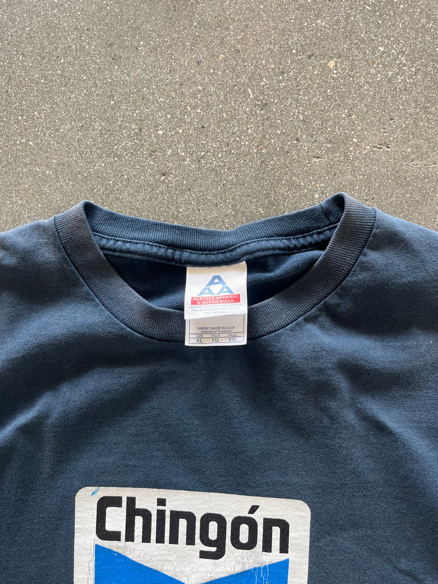 2000’S “CHINGÓN” CHEVRON PARODY TEE - L
