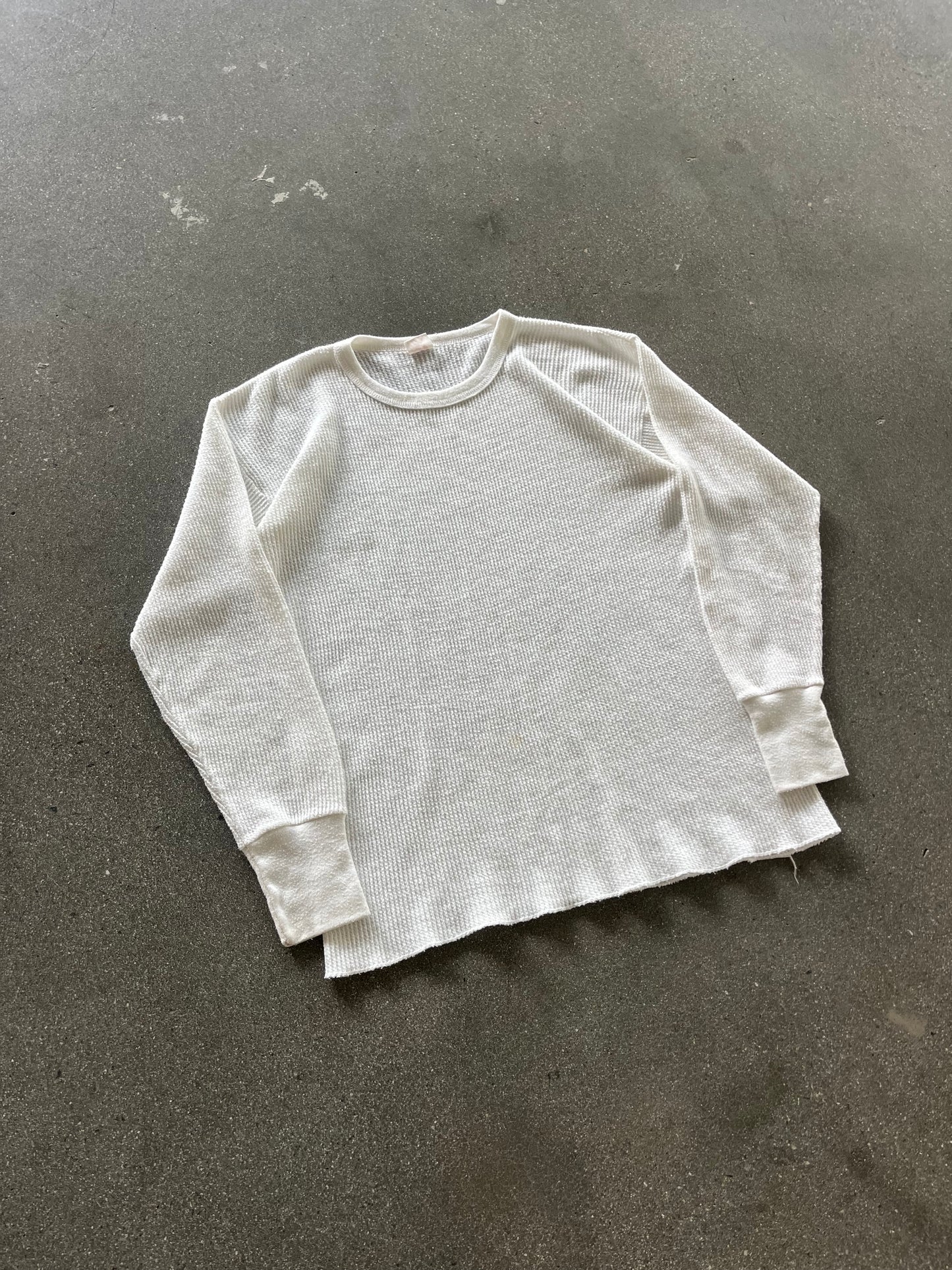 70’S IVORY WAFFLE THERMAL - M/L
