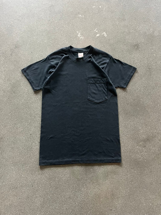90’S BLACK POCKET TEE - S