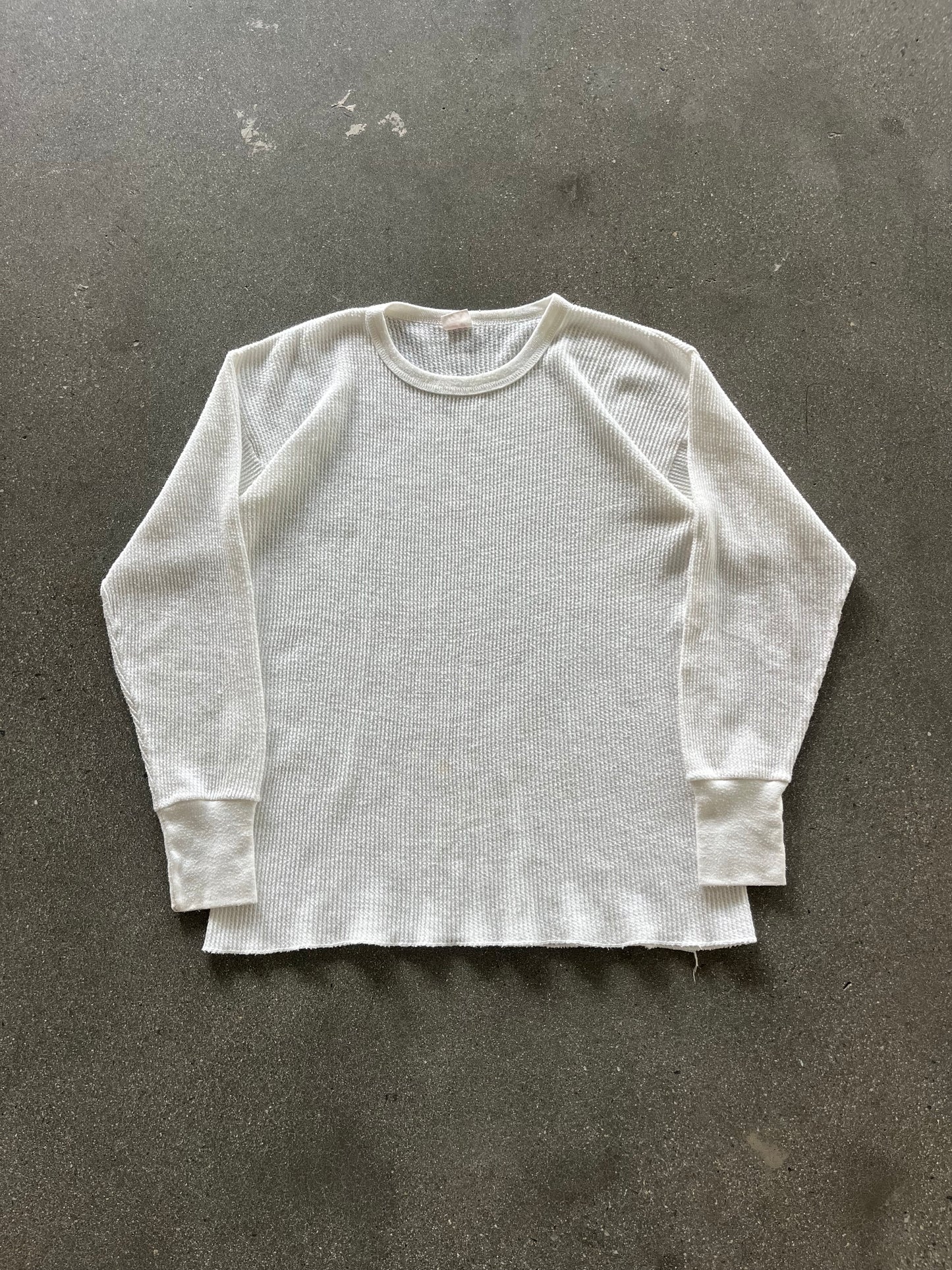 70’S IVORY WAFFLE THERMAL - M/L