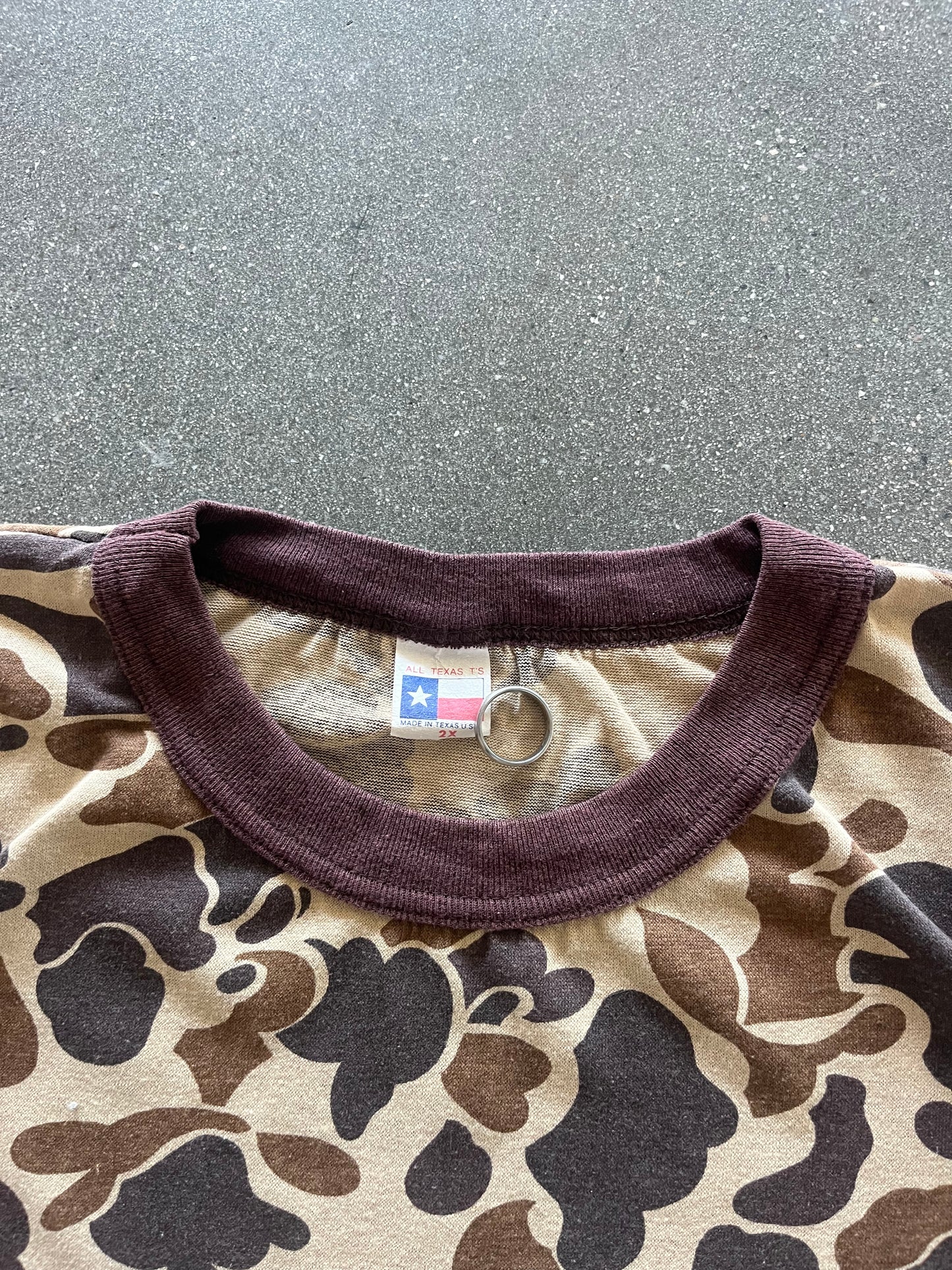 80’S DUCK ARMY CAMO TEE - BOXY XL