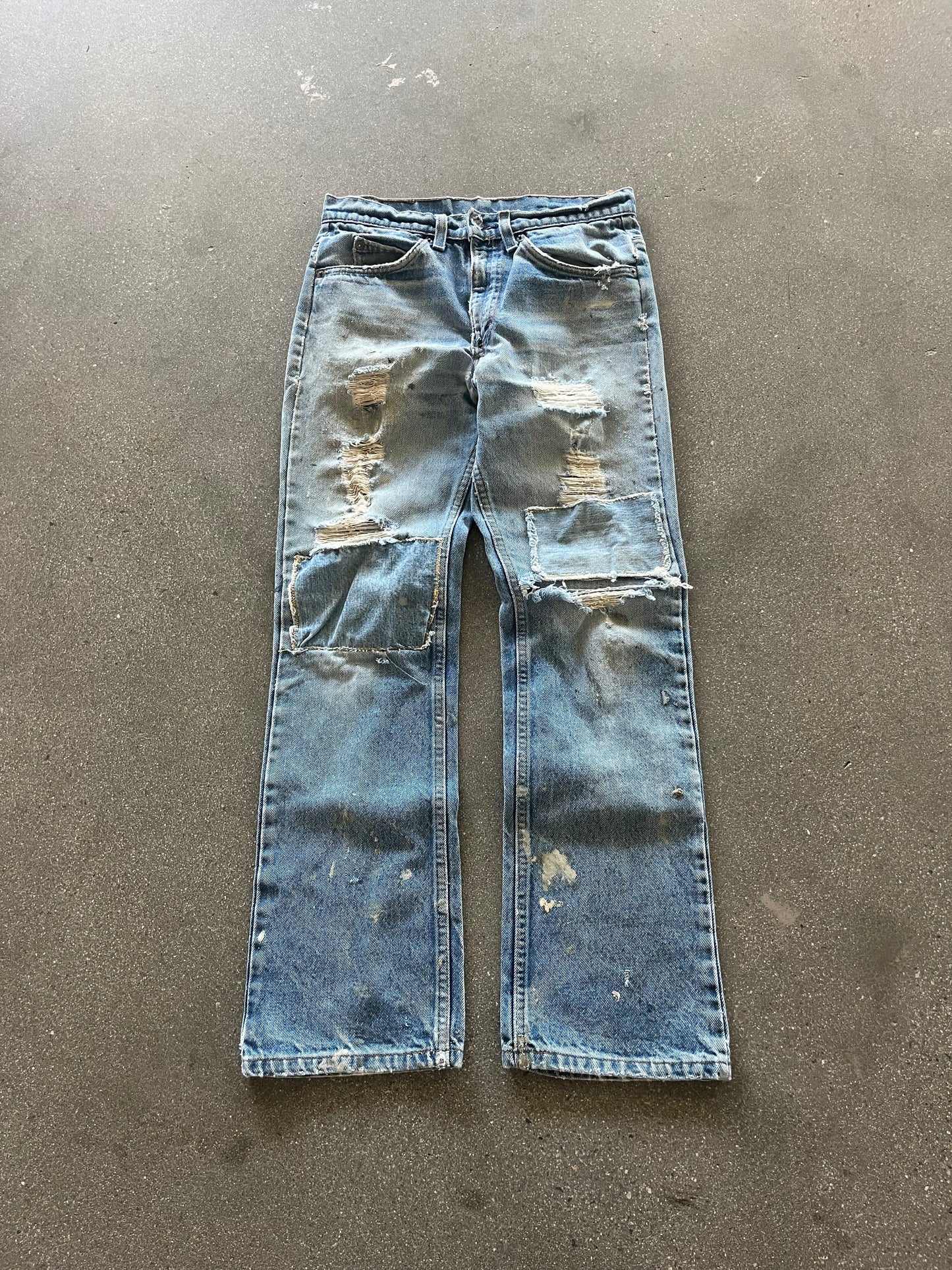 70’S REPAIRED ORANGE TAB LEVI’S - 30