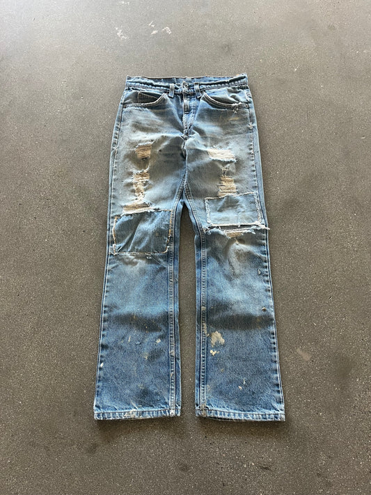 70’S REPAIRED ORANGE TAB LEVI’S - 30