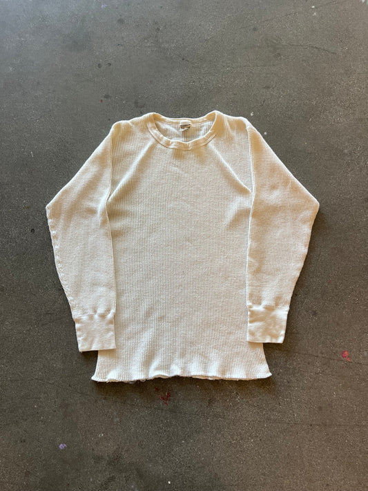 70’S CREAM WAFFLE THERMAL - S
