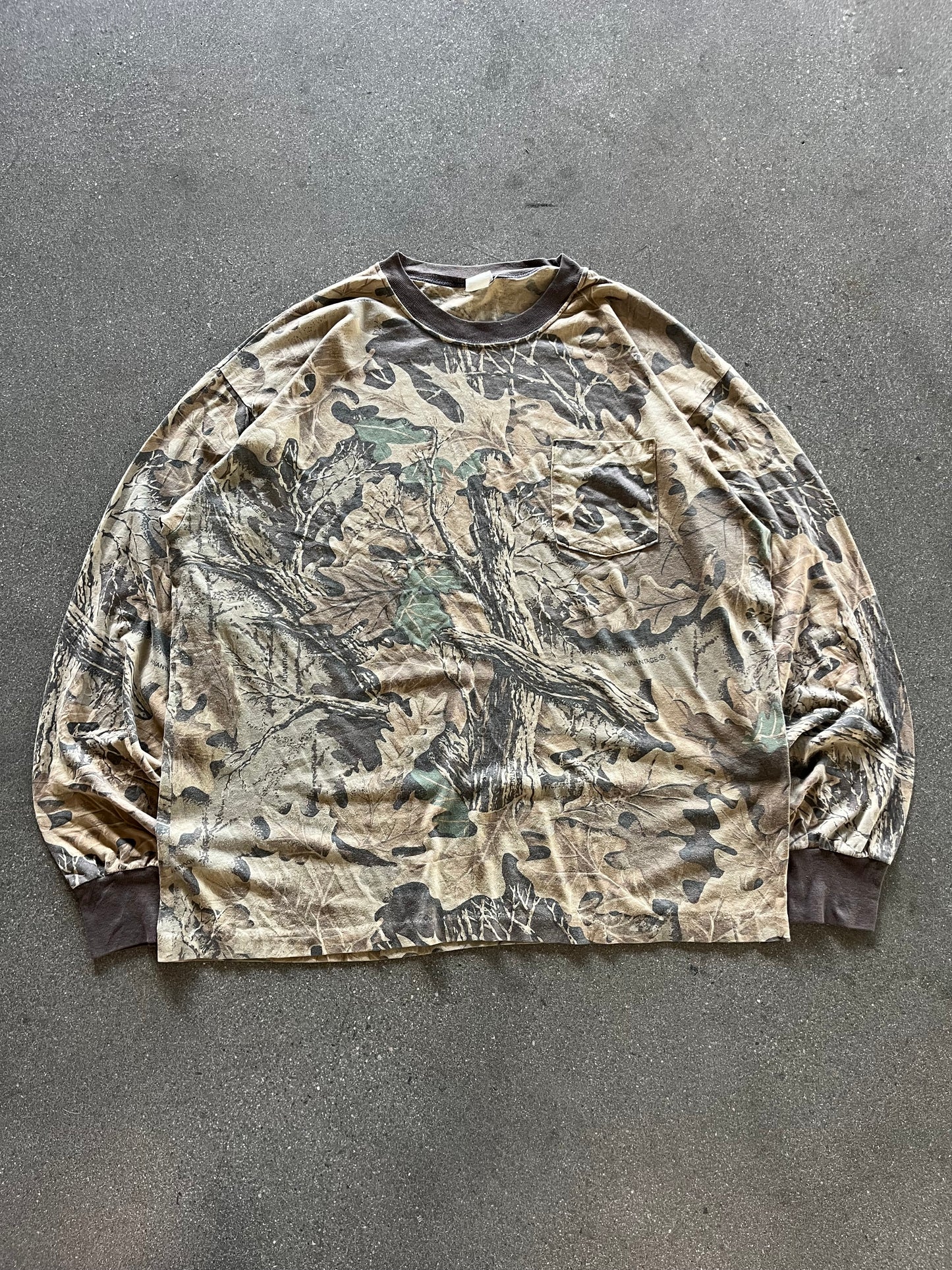 90’S REALTREE CAMO POCKET LONGSLEEVE - BOXY L/XL