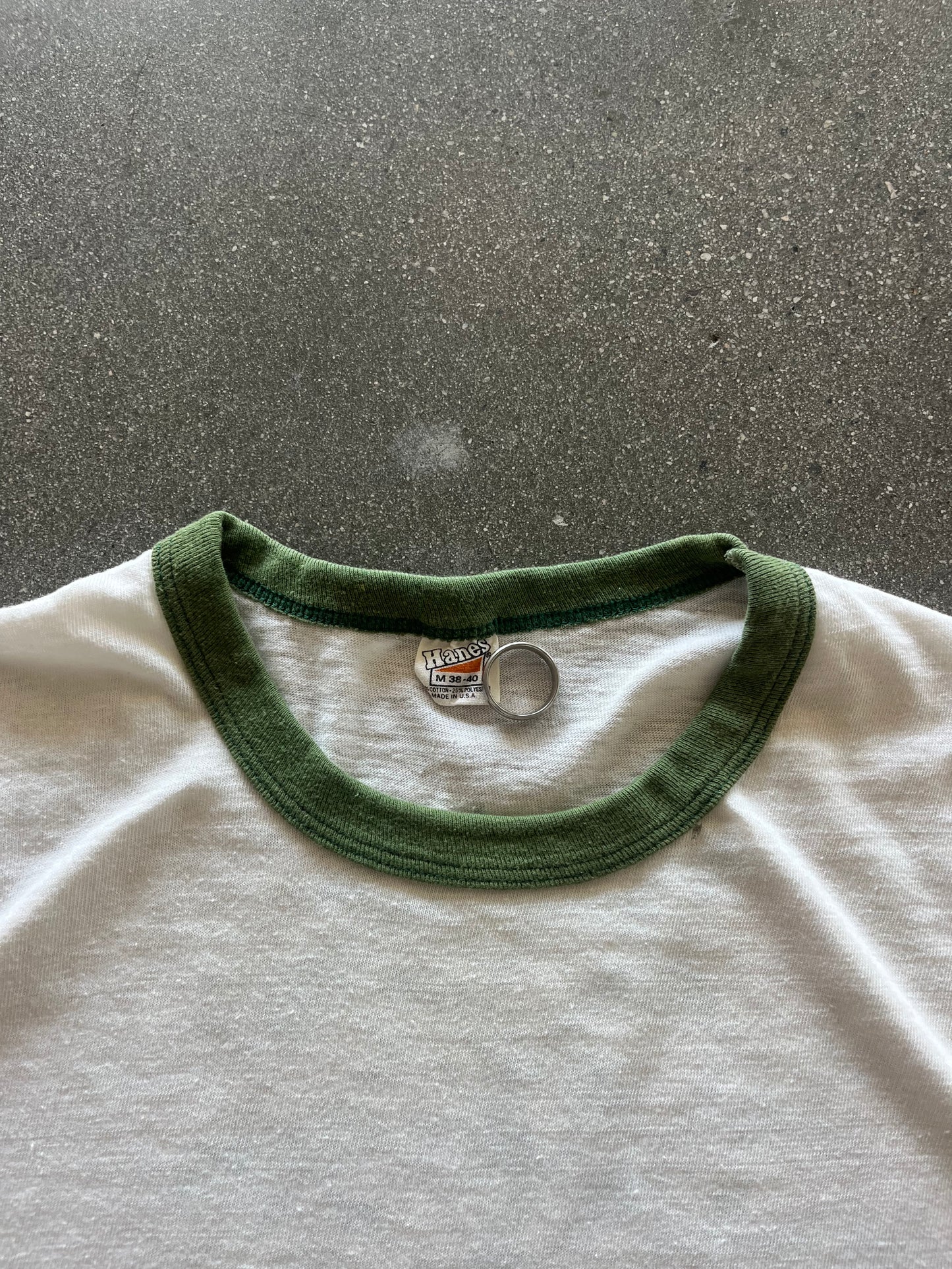 70’S “SPRINGER LAWN SERVICE” RINGER - M