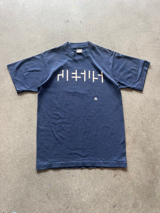 90’S NAVY “JESUS” SPELLOUT TEE - M
