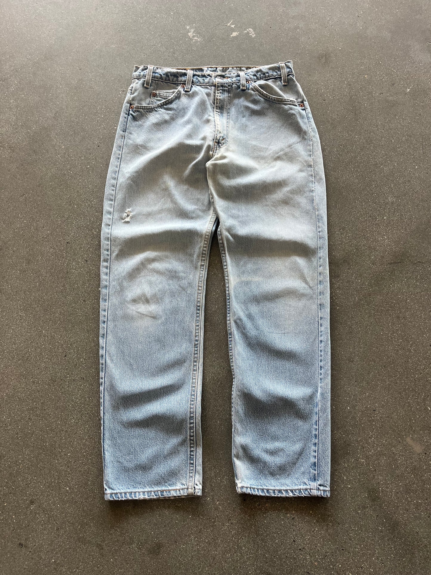 90’S ORANGE TAB LIGHT WASHED 505 LEVI’S - 34