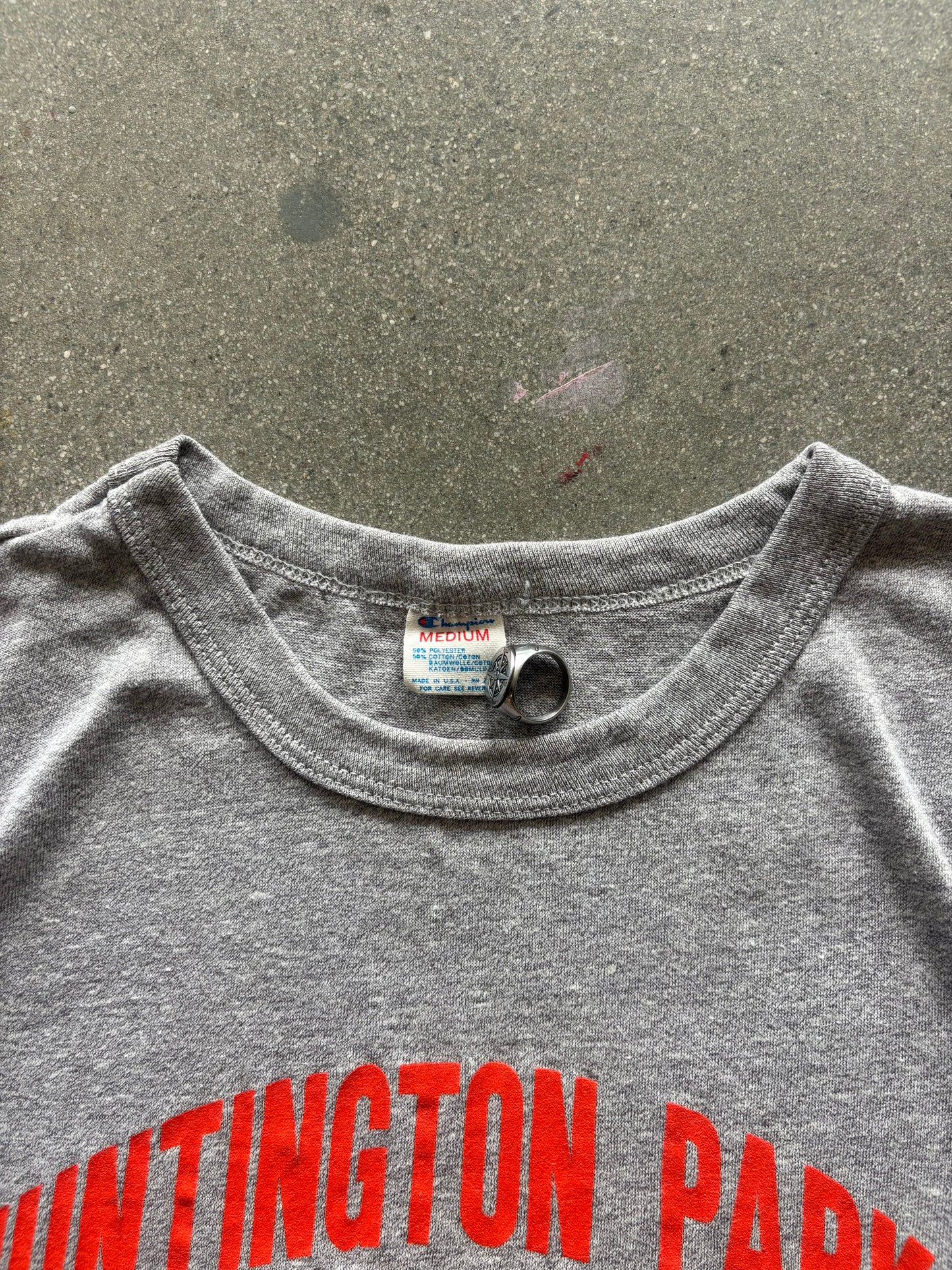 80’S CHAMPION “HUNTINGTON PARK” PHYS ED. TEE - M