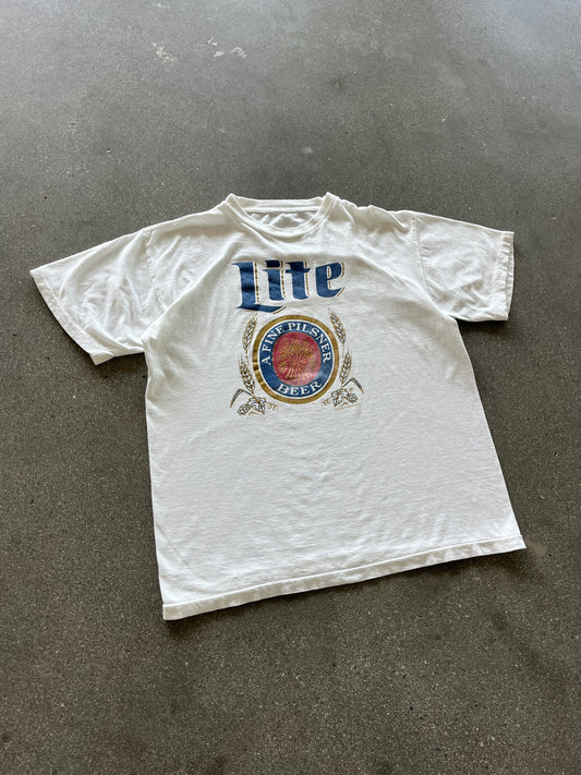 90’S “MILLER LITE” TEE - BOXY L