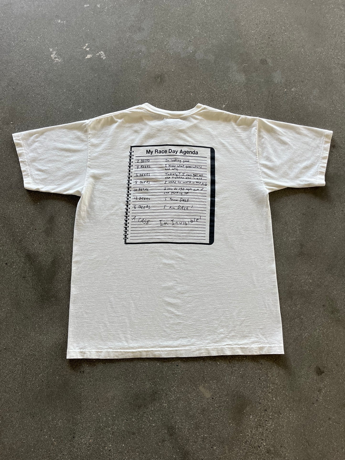 90’S “I’M NOT DRUNK I’M JUST A RACE FAN” - L/XL