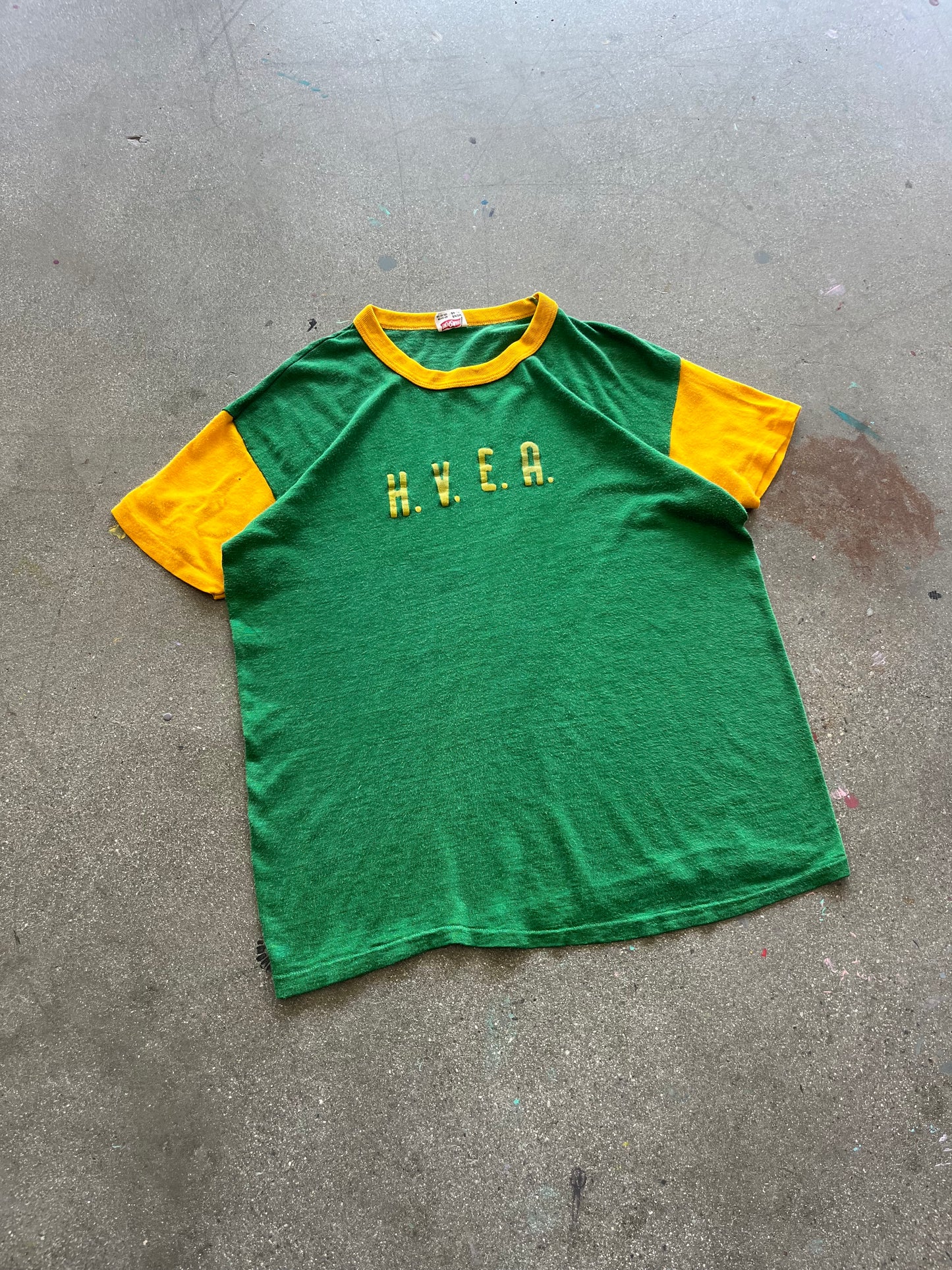 60’S TWO TONED “H.V.E.A” JERSEY TEE - L