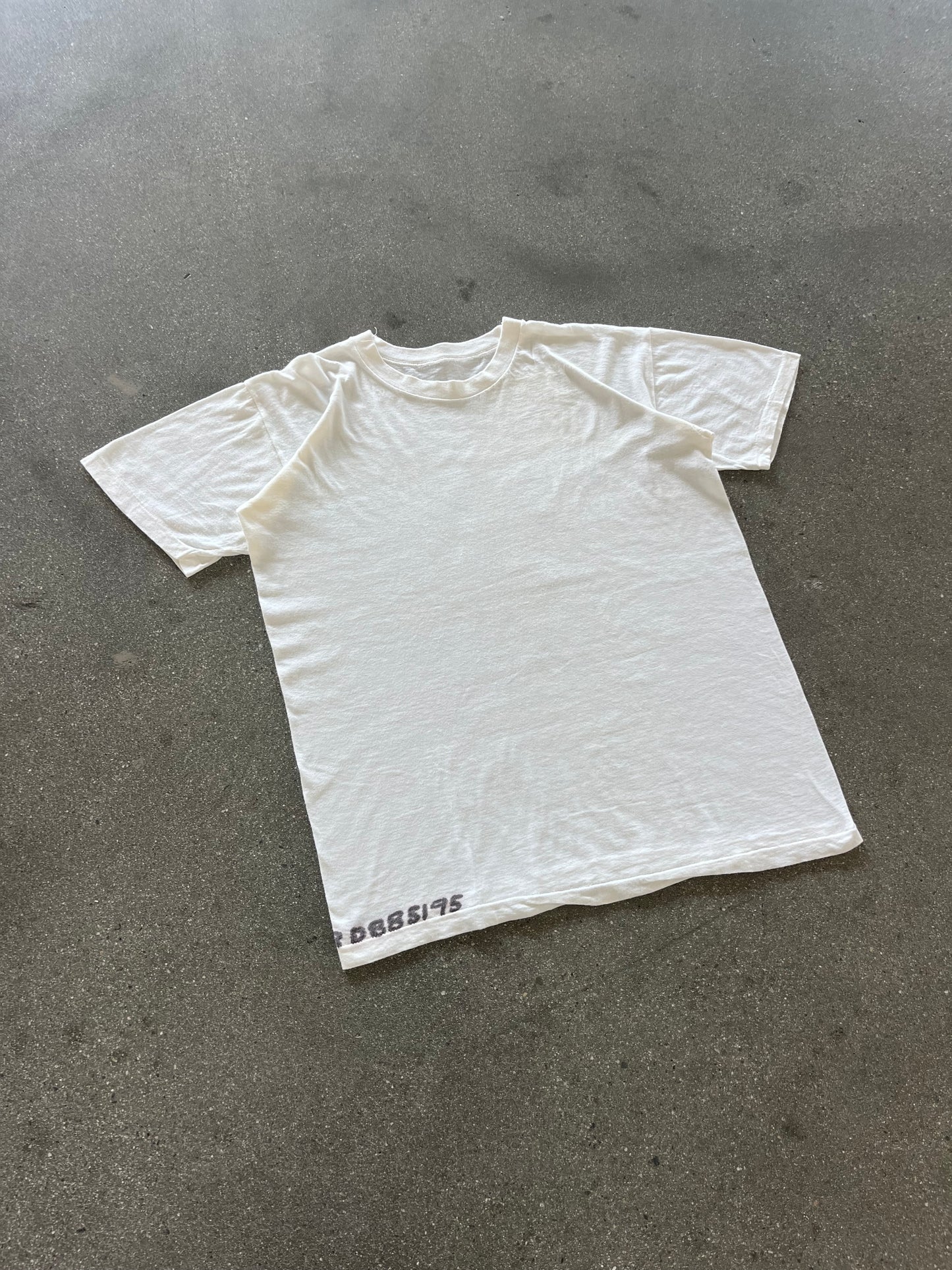 60’S VIETNAM WAR STENCILED BLANK TEE - L