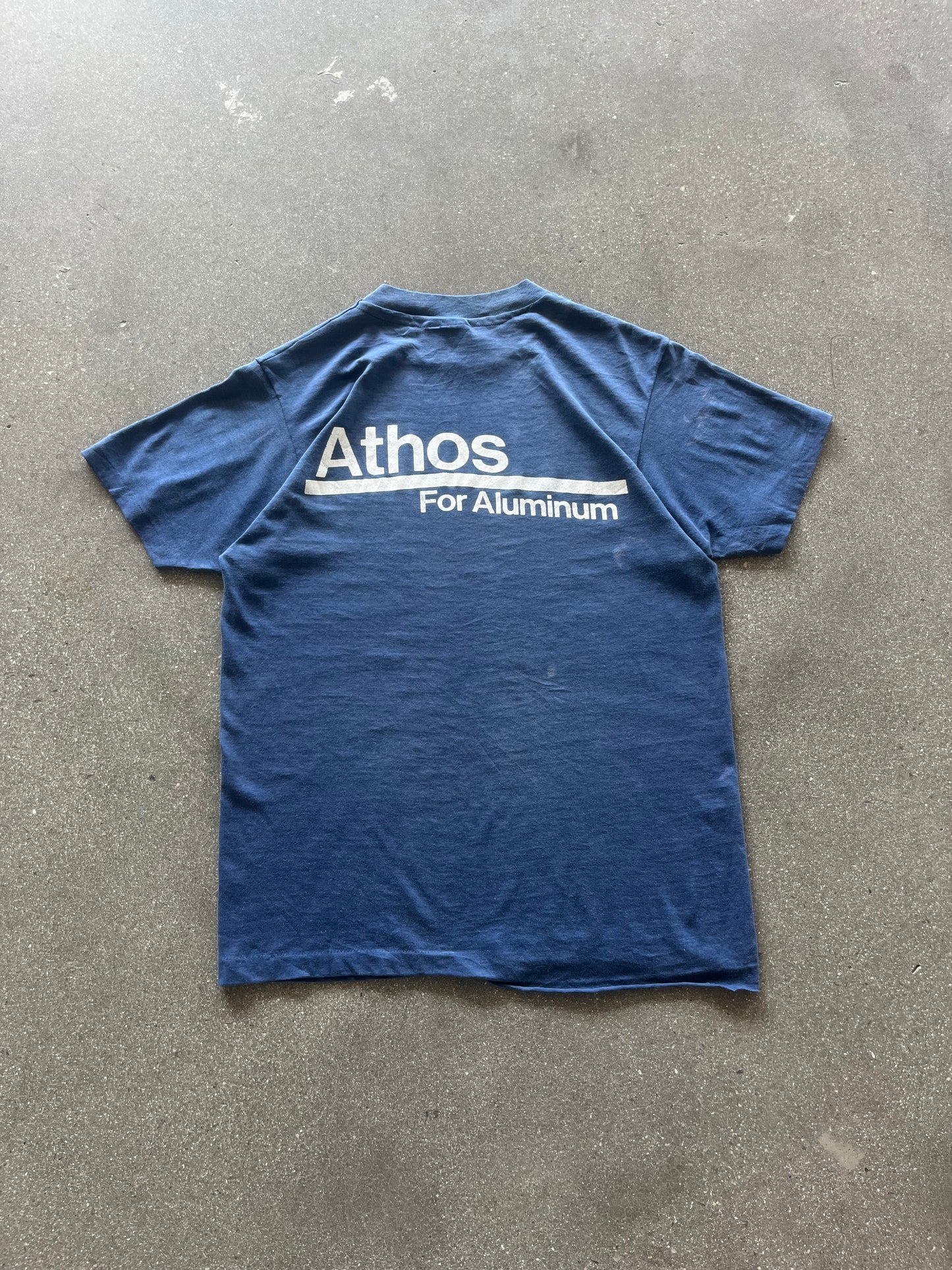 70’S BLUE “ATHOS FOR …” TEE - M