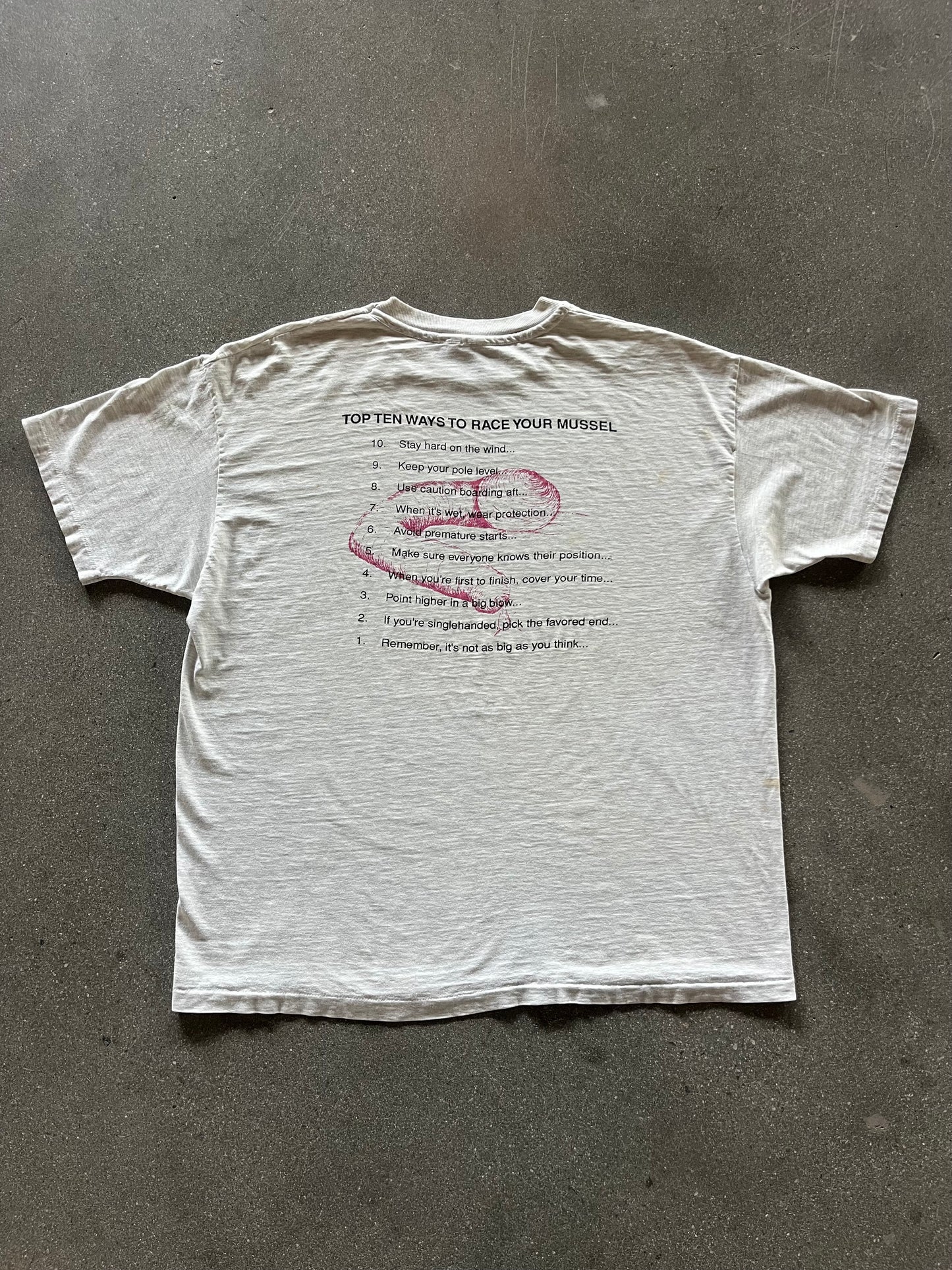 90’S LOVE MUSSEL TEE - BOXY L