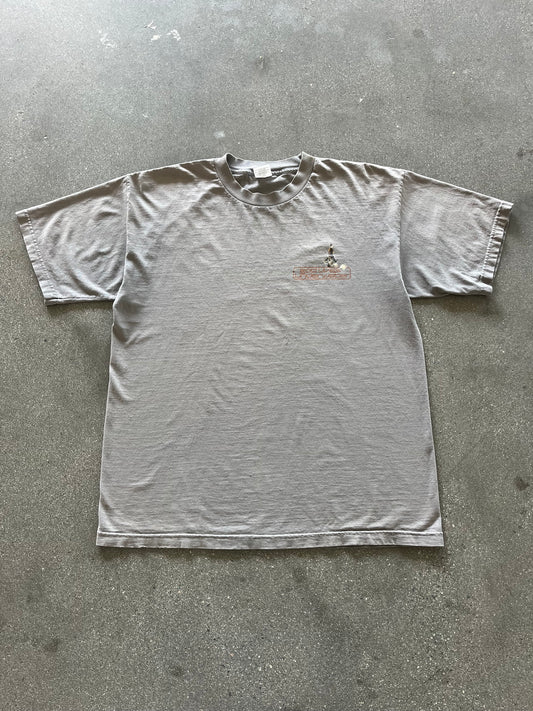 90’S CHARCOAL “GOD LIVES UNDERWATER” TEE - XL