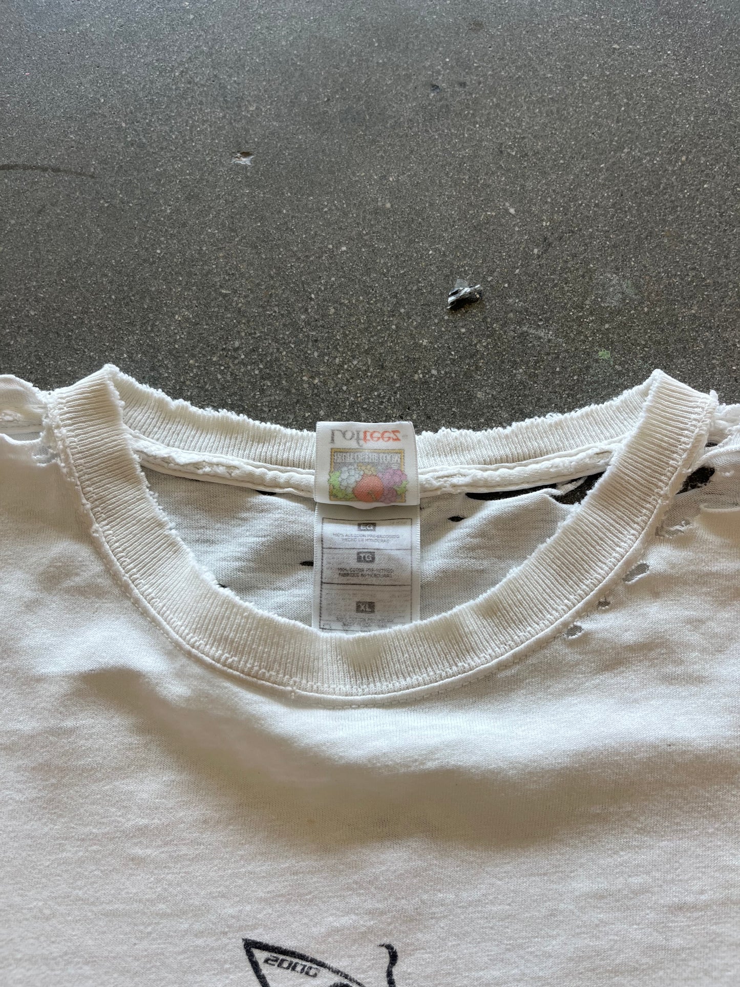 2000’S DISTRESSED “US OPEN” FADED TEE - BOXY L/XL