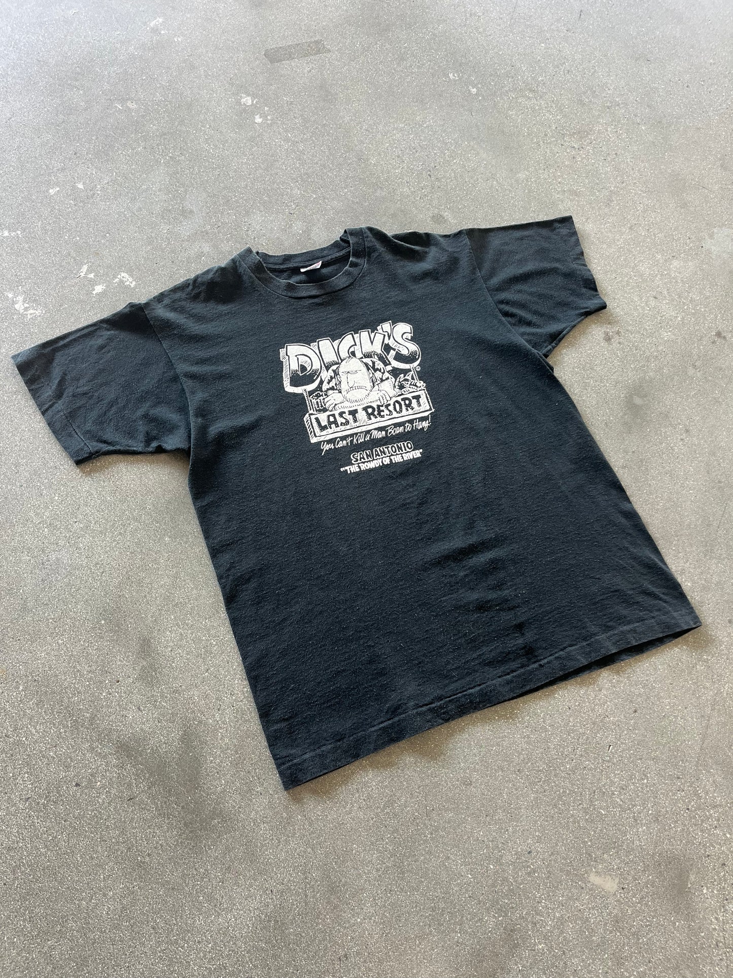 90’S “DICKS LAST RESORT” TEE - XL