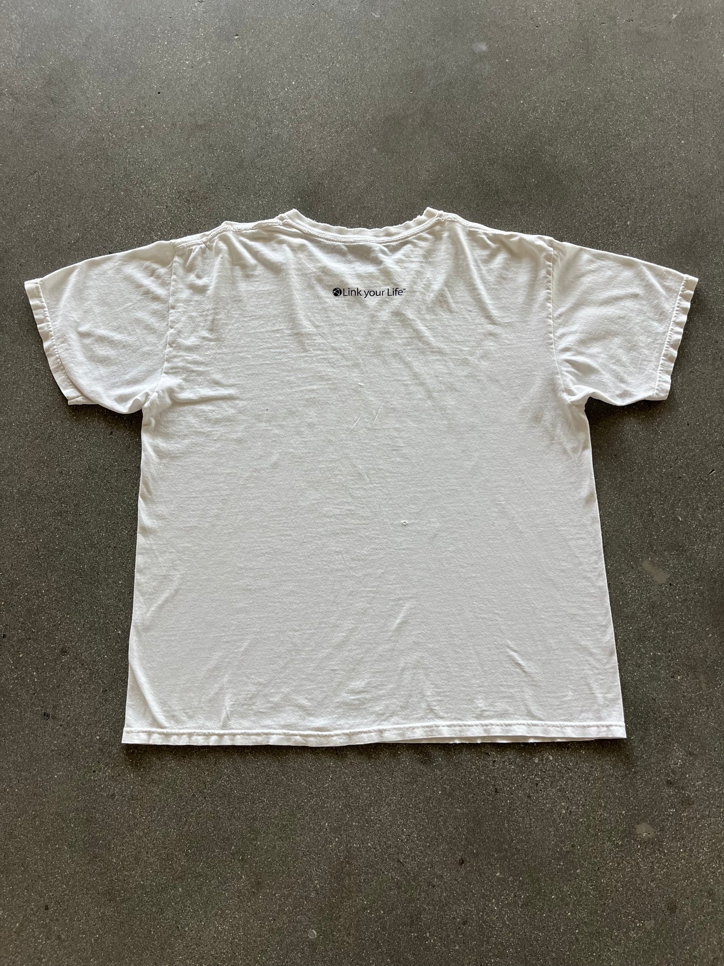 90’S WHITE “D-LINK” TEE - BOXY L