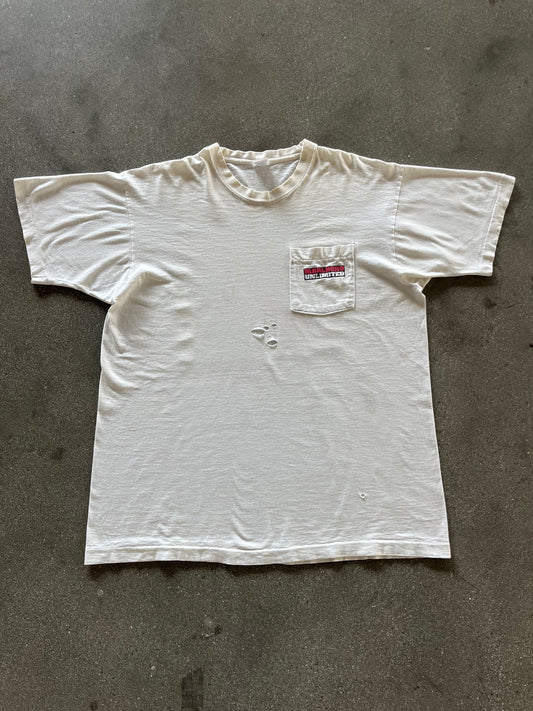 90’S WHITE MARLBORO POCKET TEE - XL