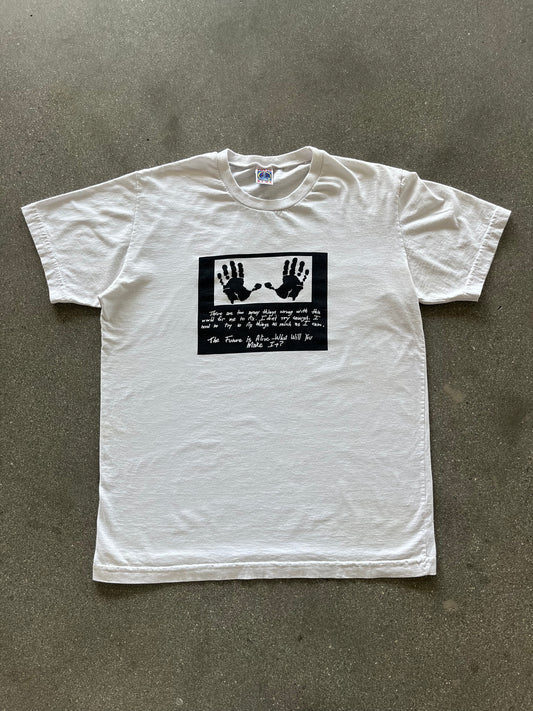 2000’S “THE FUTURE IS ALIVE” HANDS TEE - M
