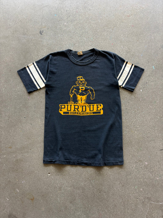 70’S BLACK PURDUE JERSEY TEE - S/M