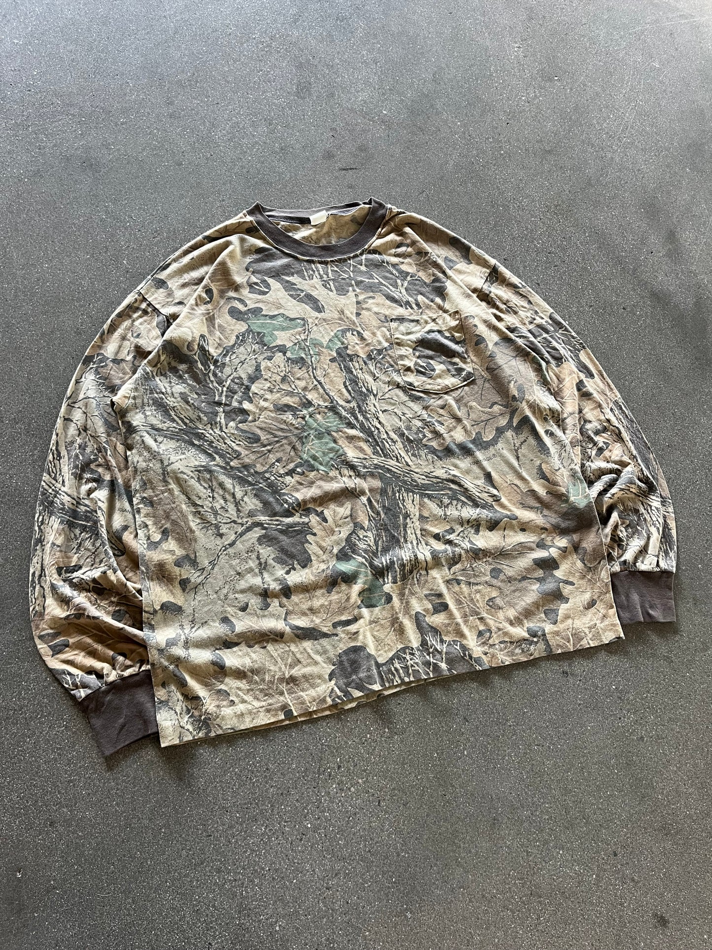 90’S REALTREE CAMO POCKET LONGSLEEVE - BOXY L/XL
