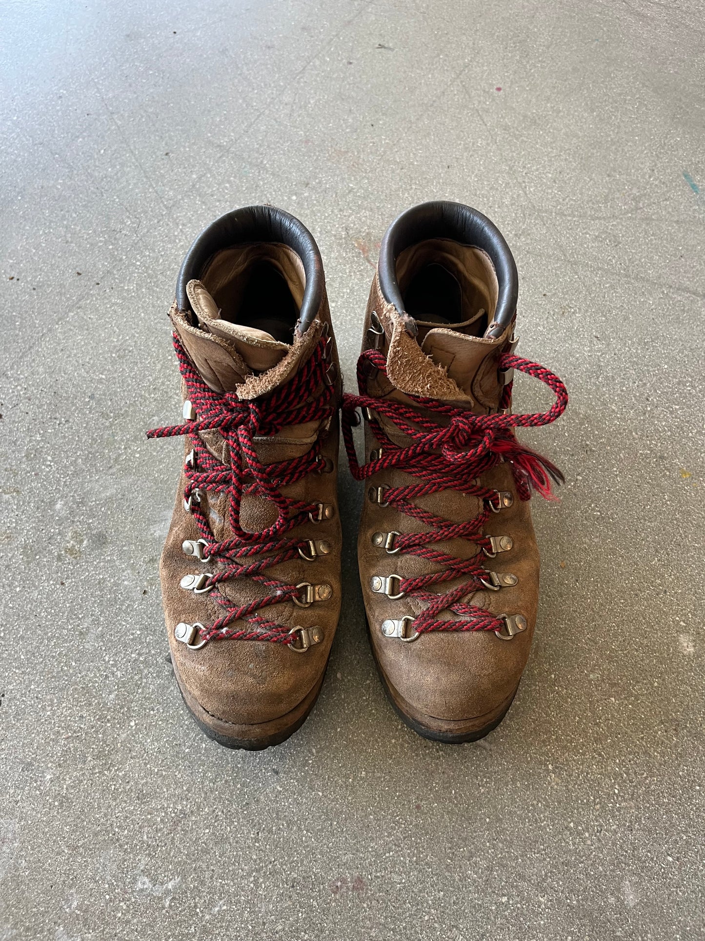 70’S DEXTER BROWN LEATHER HIKING BOOTS - 10 US MEN