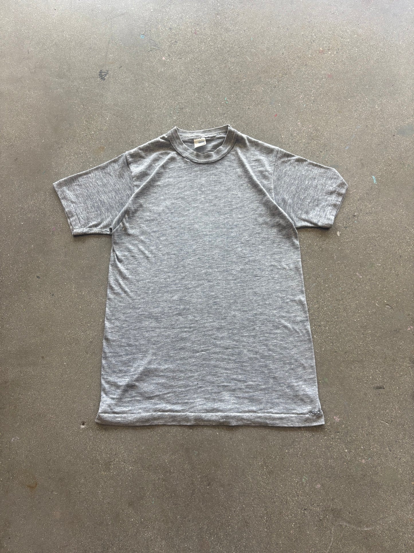 80’S HEATHER GRAY 50/50 BLANK - S