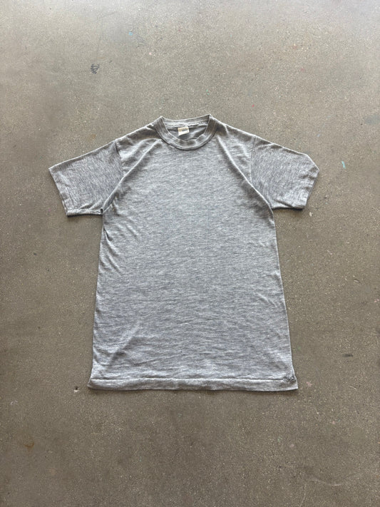 80’S HEATHER GRAY 50/50 BLANK - S