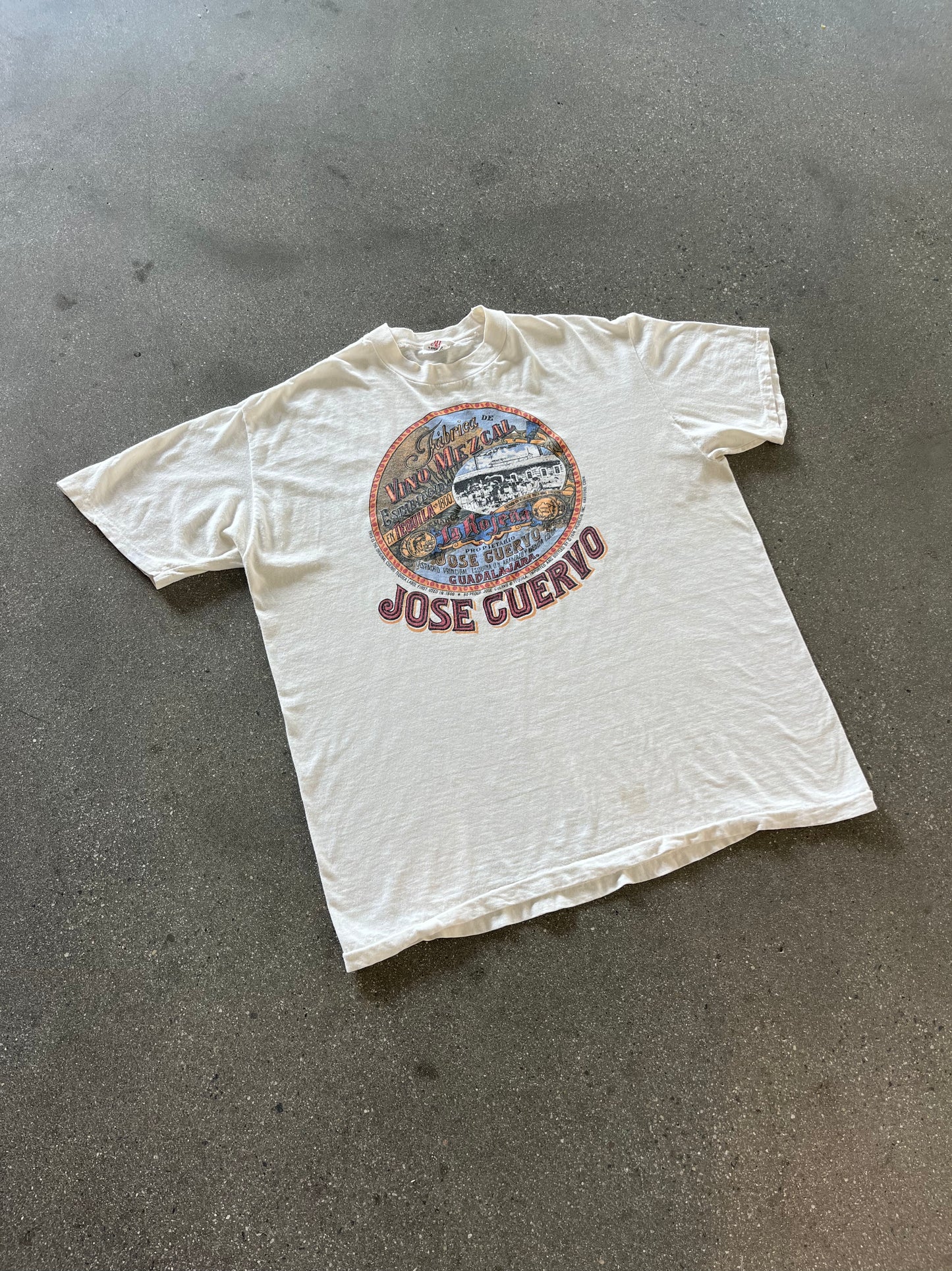 90’S JOSE CUERVO TEQUILA TEE - BOXY L