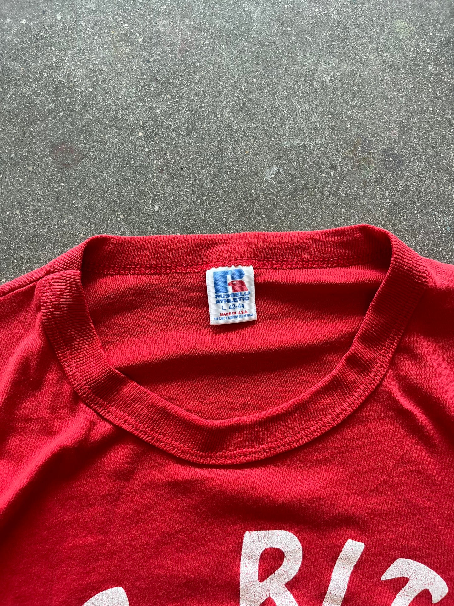 80’S FADED “ST. RITA BASKETBALL” TEE - BOXY L